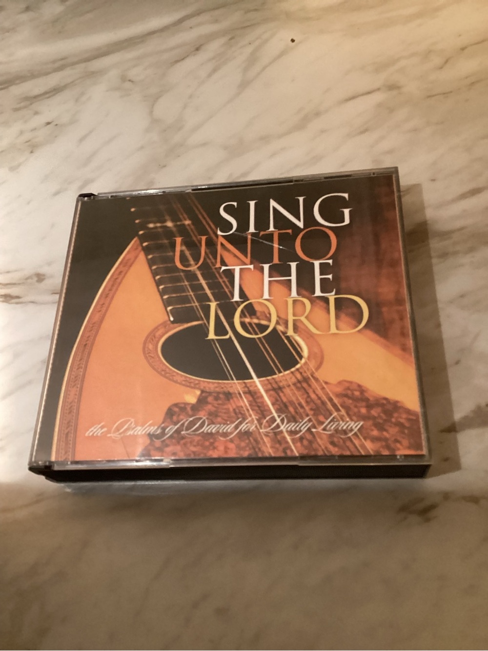 Sing Unto The Lord CD — Orange & Brown Acoustic Cover